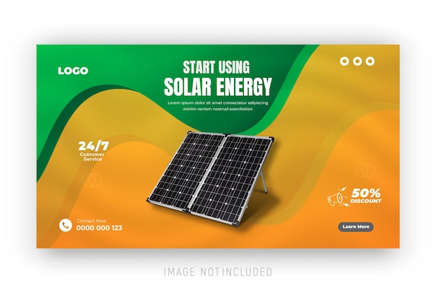 Solar Radiance Social Media Post YouTube Video Thumbnail Design