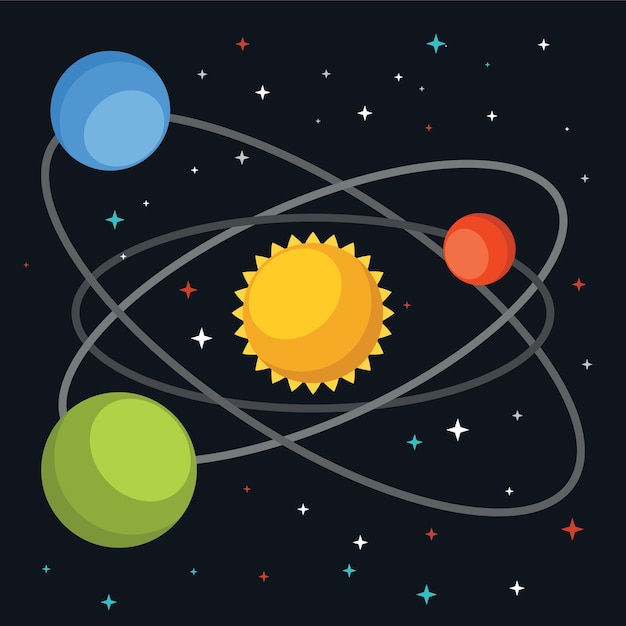 Solar system isolated background