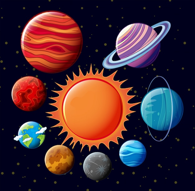 Vector solar system