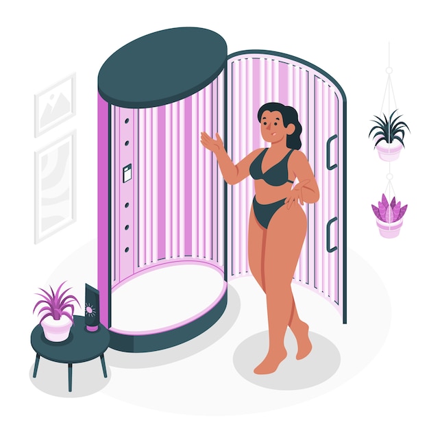 solarium concept illustration