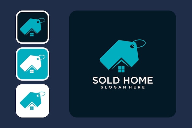 Sold home logo design or sell home logo design