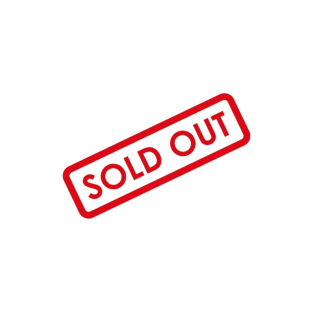 SOLD OUT (Red Box Logo)' Sticker