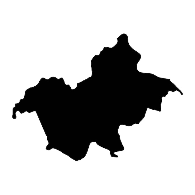 Карта района Шолданешть, провинция Молдовы. Векторная иллюстрация