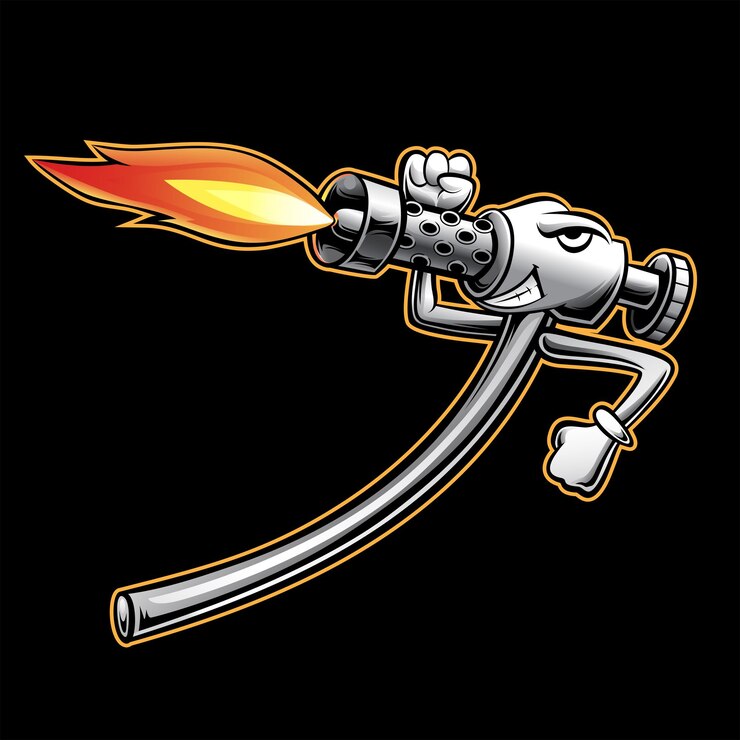 Vector solder welding character