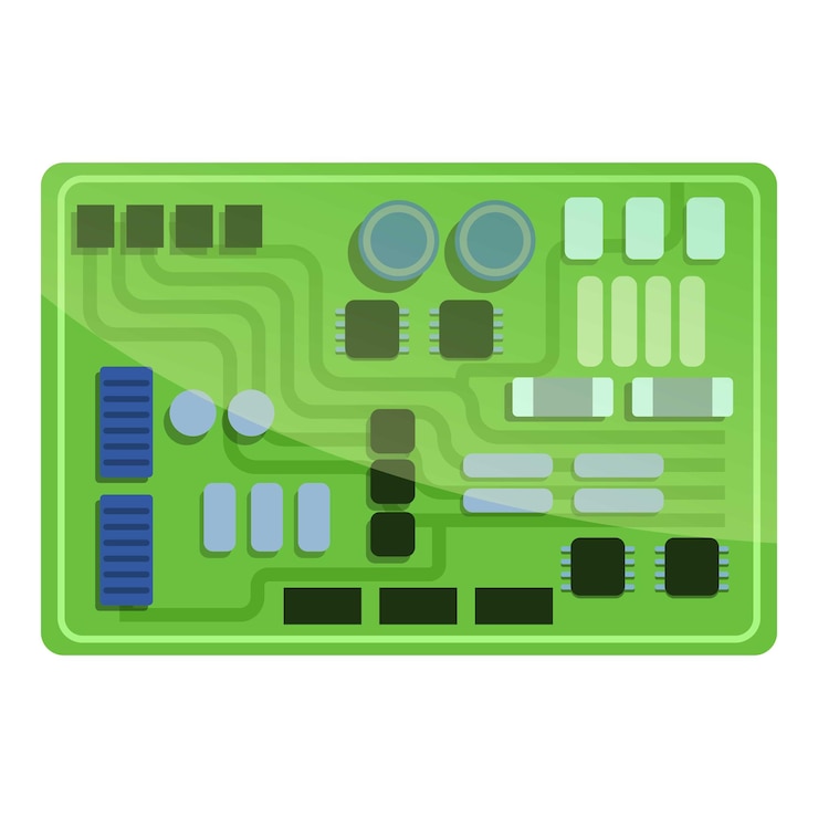 Vector soldering radio scheme icon cartoon of soldering radio scheme vector icon for web design isolated on white background
