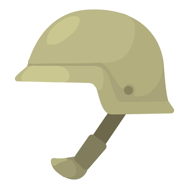 Soldier helmet icon Cartoon illustration of soldier helmet vector icon for web