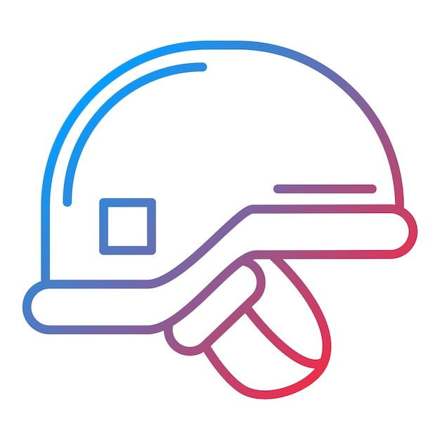 Vector soldier helmet icon vector image can be used for military