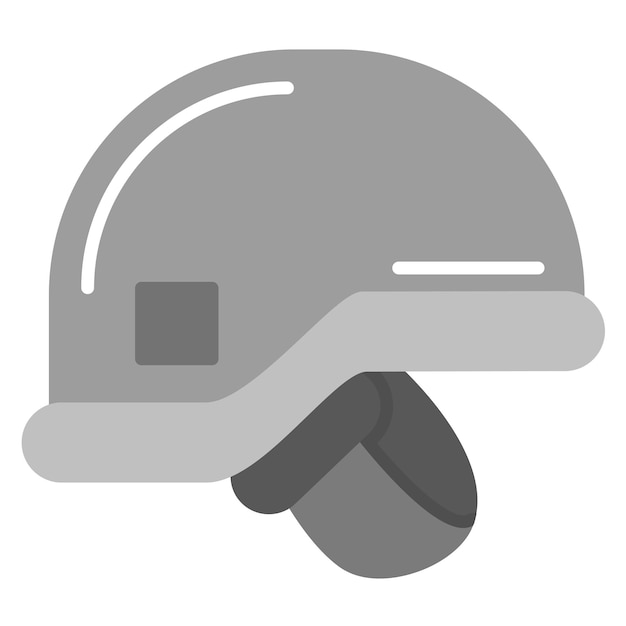 Vector soldier helmet icoon vector afbeelding kan worden gebruikt voor militaire