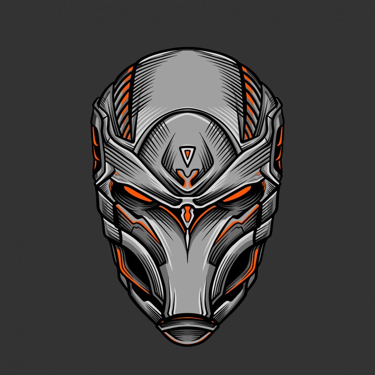 Vector soldier mask 2 vector illustration