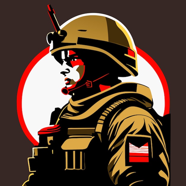 Soldier Vector Illustration