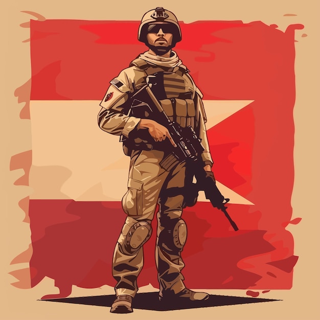 soldier vector
