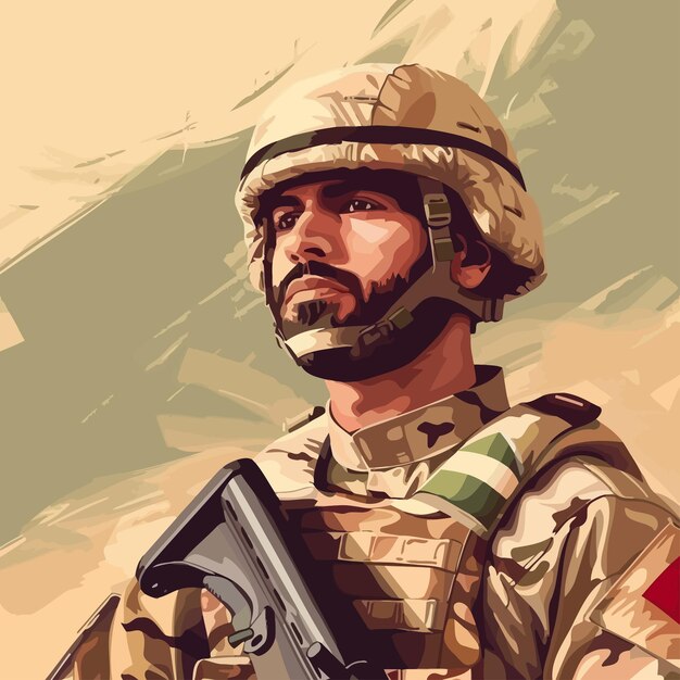 soldier vector