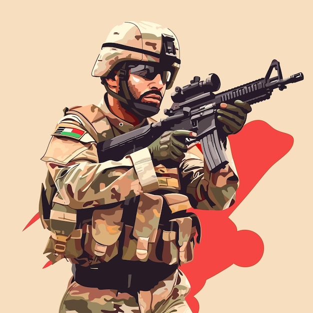 soldier vector