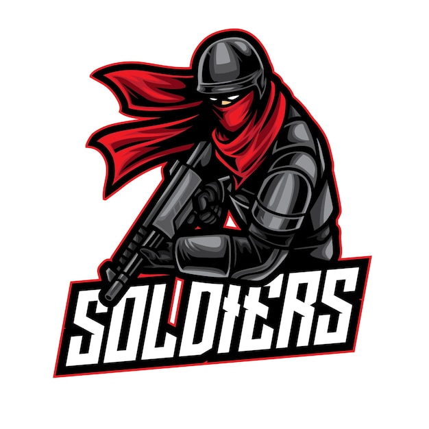 Soldier Warrior Esport Logo