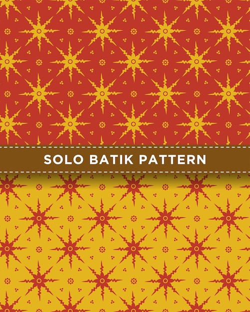 Vector solo batik pattern