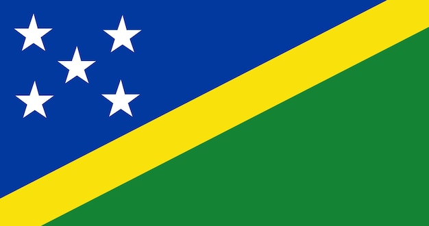 solomon islands flag in vector