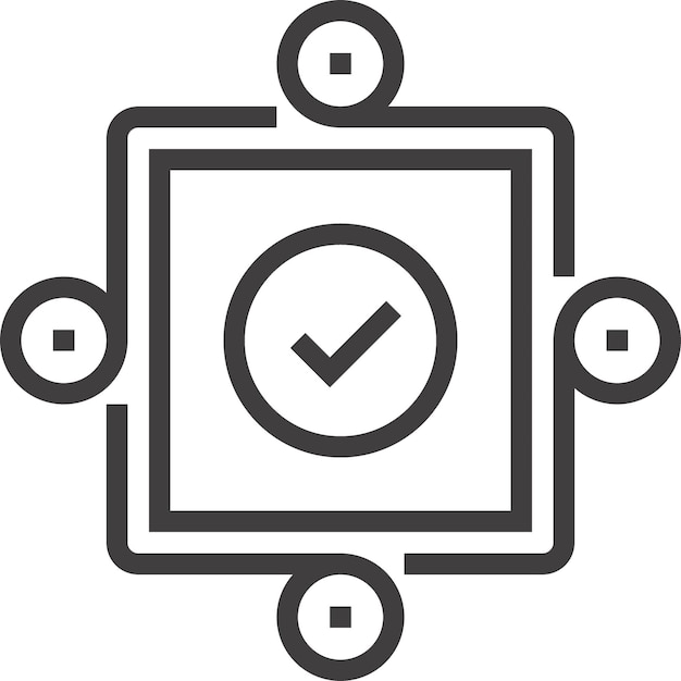 ソリューション フラットライン Web アイコン