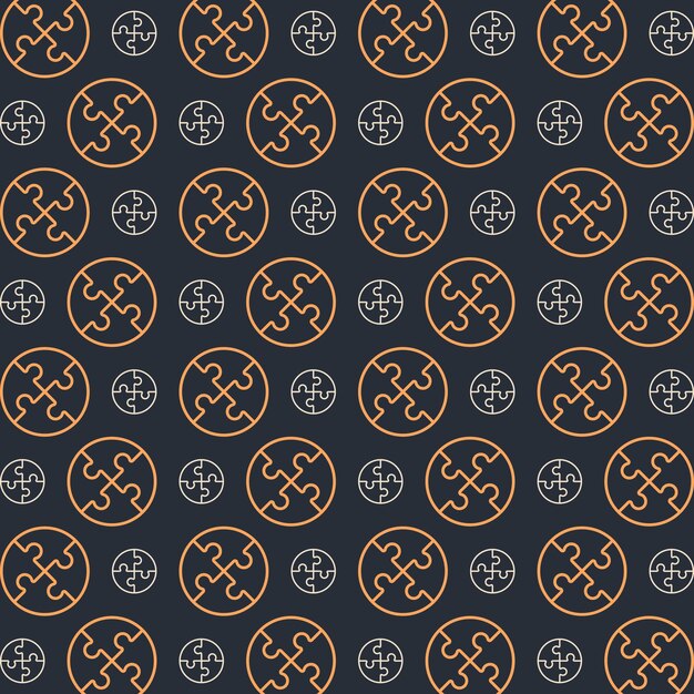 Solution multicolor repeating trendy pattern in dark background vector illustration