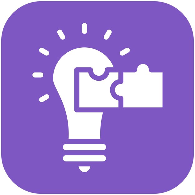 Solution vector icon illustration of Generation Gap iconset