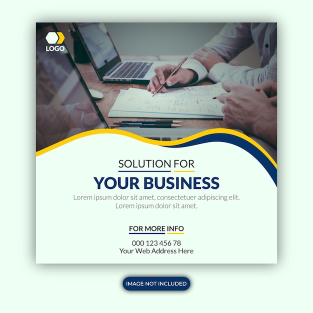 Vector solution for your business banner design professional business agency banner