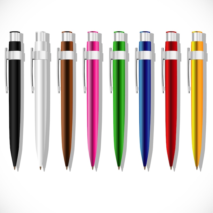 Vector some color vector souvenir pens
