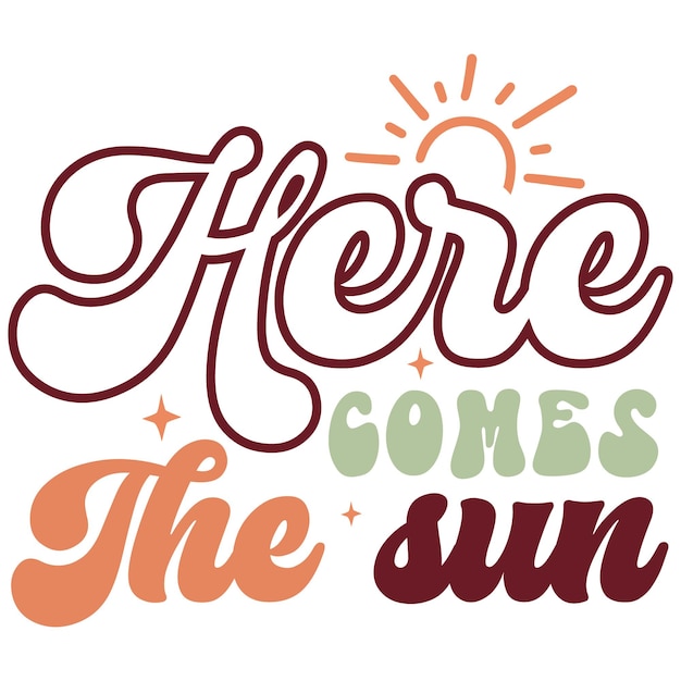 Sommer SVG T-shirt ontwerp sjabloon
