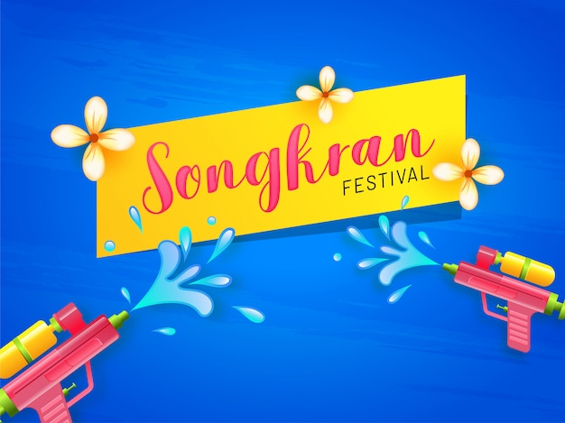 Celebrazione del festival di songkran.