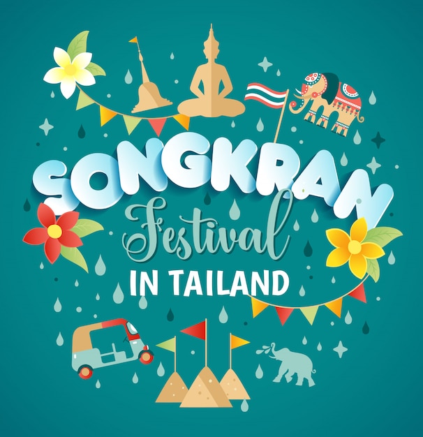 Festival di songkran in tailandia di aprile