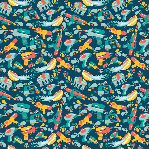 Songkran pattern