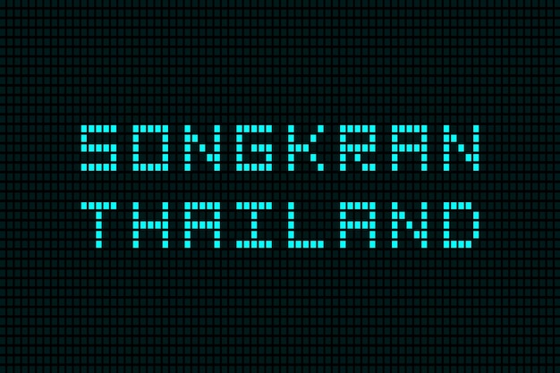 Songkran thailandia tecnologia elettronica futuro design moderno hud