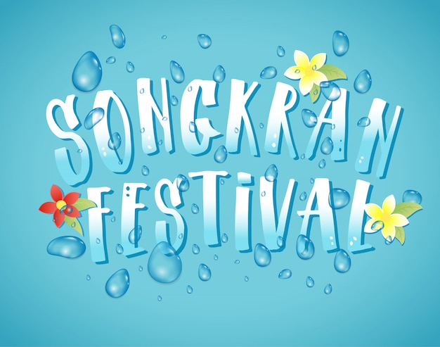 Songkranfestival in Thailand van april