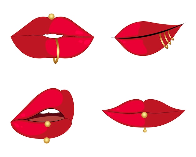 soorten lip piercings lip piercing piercing sieraden lichaamsdecoratie schoonheidsaccessoires