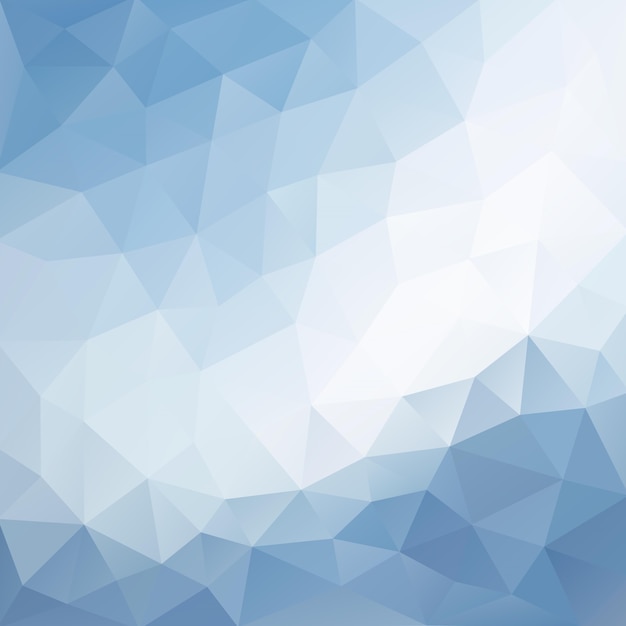 Soothing Blue Polygonal Background