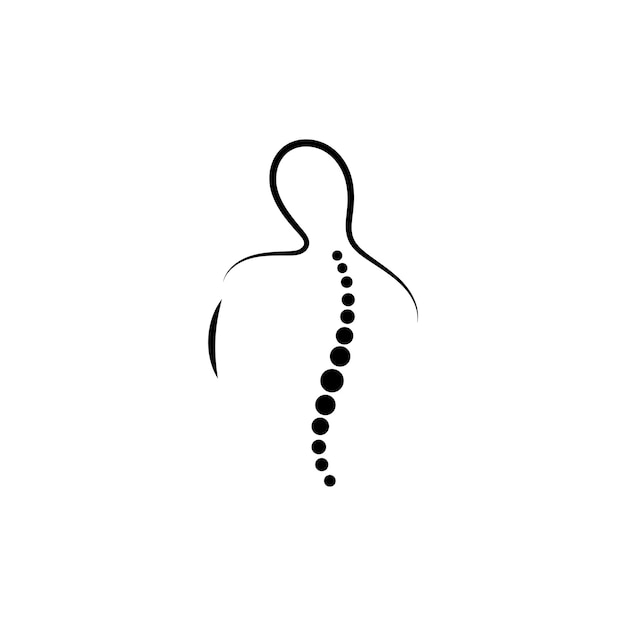 Logo del massaggio corporeo rilassante
