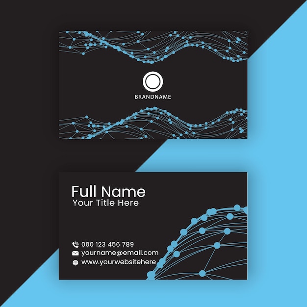 Vector sophisticated impressions professional networking cards