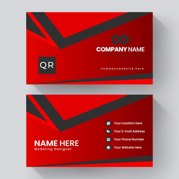 Sophisticated Minimal Flat Business Card