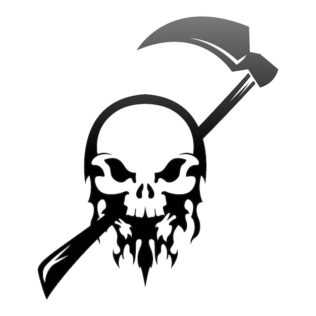 Vector soul reaper logo icon design