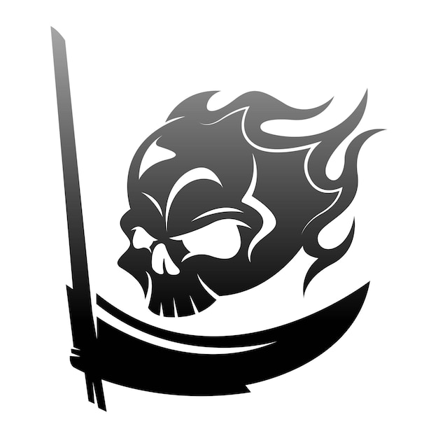 Soul Reaper logo pictogram ontwerp