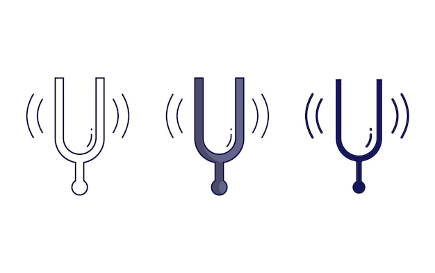 Sound energy vector icon