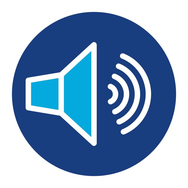 音声アイコンのベクトル画像をインストゥルメントに使用できます