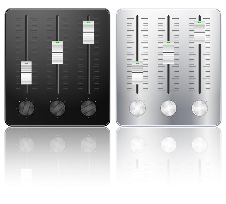 Vector sound mixing icon