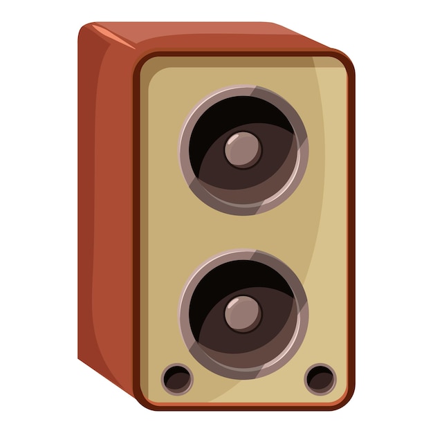 Sound speaker icon Isometric 3d illustration of sound speaker vector icon for web