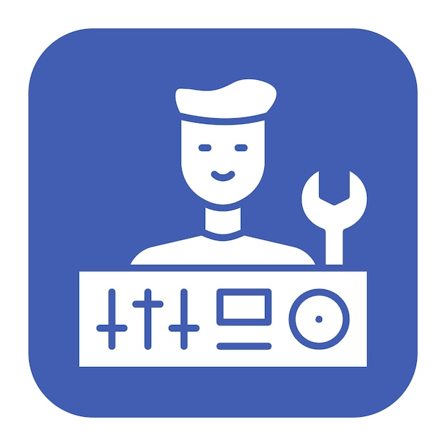 Vector sound technician icon vector image can be used for journalism