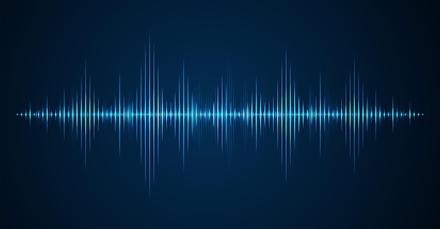 音波の背景 音楽のサウンドトラックの波
