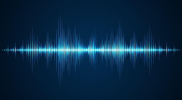 音波の背景 音楽のサウンドトラックの波
