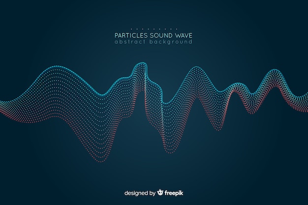 Sound wave background