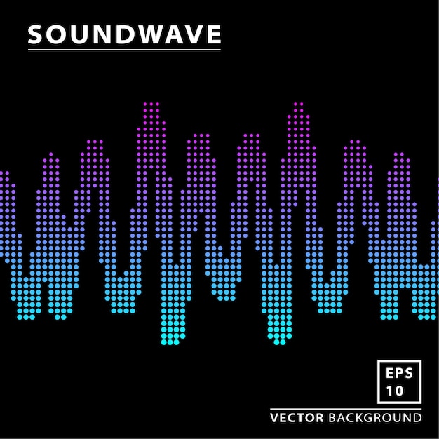 Sound wave background