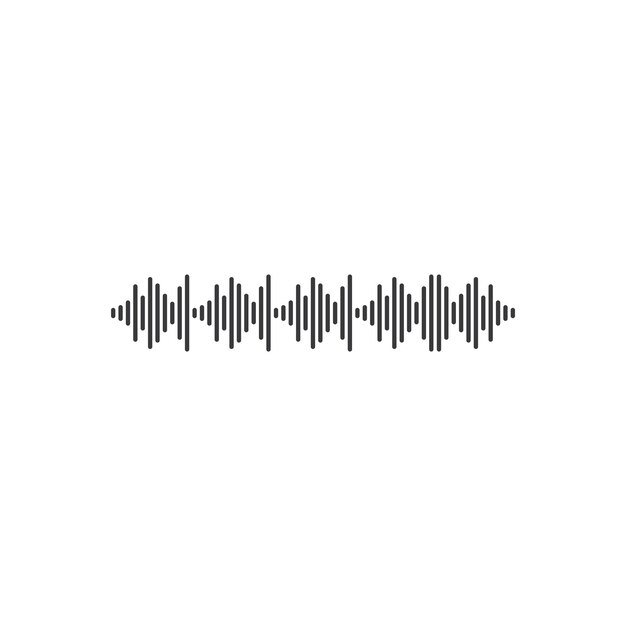 Sound wave ilustration logo vector icon template