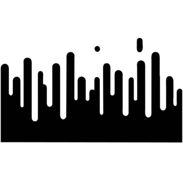 sound wave line pictogram