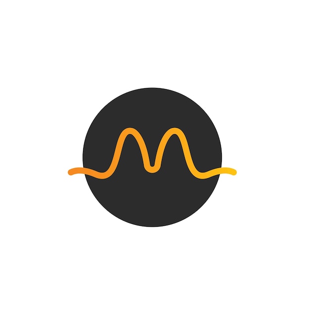 Sound wavepulse lineequaizer en geluidseffect concept ontwerp vector icon